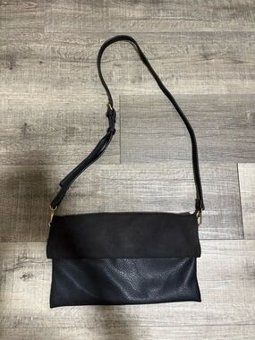 Anthropologie Faux Leather Crossbody Bag